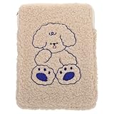 TOBBOMEY Borsa per Tablet in Peluche Leggera e Resistente Agli Schizzi, Custodia per Notebook e Tablet, per Intrattenimento e Uso Quotidiano