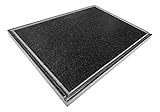PIASTRA IN PIETRA LAVICA Ollare - Refrattaria dell’Etna per Forno Elettrico & Gas, Barbecue, Bistecchiera per Pizza e Carne – Misure a Scelta (60x40 cm3)