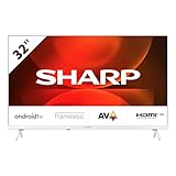 Sharp 32FH2EA - 32'''' ANDROID TV LED HD - FRAMELESS - AUDIO DOLBY DIGITAL+ / DTS HD - CHROMECAST - WHITE - IT']'Actual color: ['multicolore'] matches with predicted color: , 5905683270304