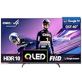 CHiQ L40QST 40 Pollici(101cm) QLED FHD Pro Smart Google TV - Design Metallo Senza Cornice, 93% DCI-P3, HDR10, Dolby Audio,Controllo Vocale, DVB-T2