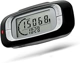 VOSSOT Contapassi 3D clip per camminare, portatile, digitale, piccolo contapassi, semplice contapassi, per donne, uomini, camminate, corsa, archiviazione dati di 7 giorni, monitoraggio della distanza