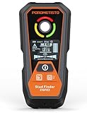 POROMETISTO 6 IN 1 Rilevatore Tubi e Cavi Elettrici Ricaricabile, Profondità di Rilevamento 20-120 mm,Cerca Tubi Acqua e Cavi Nei Muri,Metallo/Rame/Materiali Magnetici/Non,Cerca PVC Tubi