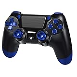 BJXOZ Wireless Controller per PS4, con Vibrazione, Sei-Assi Sensore Giroscopio, Jack Audio, Pannello Touch, Funzione screenshot, senza fili Controller per PS4/Slim/Pro/PC