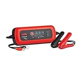 Telwin 807567 T-Charge 12 Caricabatterie e Mantenitore Elettronico 6/12V, Rosso