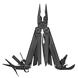 Leatherman Wave+ Multiutensile - Utensile in Acciaio Inossidabile 18 in 1 con Lame, Pinze e Tagliafili - Nero