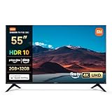 XIAOMI TV F 55, 55 pollici (140 cm),4K UHD,Smart TV,Fire TV, Triple Tuner DVB-C/S/S2/T/T2,HDR10, MEMC,60Hz con 120Hz Game Boost Mode, Controllo Vocale Alexa, 2GB+32GB, Compatibile con Apple AirPlay