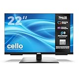 Cello C2226TZH TV LED Smart da 22' senza cornice con Tizen OS di Samsung, Gaming Hub, altoparlanti Pitch Perfect, ideale per cucina e camera da letto, triplo sintonizzatore
