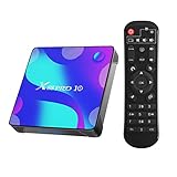 TUREWELL Android 11.0 TV Box 4GB RAM 32GB ROM RK3318 Quad-Core 64bit Cortex-A53 Support 2.4/5.0GHz dual-band Wifi BT4.0 3D 4K H.265 10/100M Ethernet HD 2.0