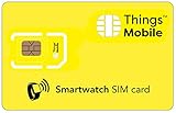 SIM Card per SMARTWATCH - Things Mobile - con copertura globale e rete multi-operatore GSM/2G/3G/4G LTE, senza costi fissi, senza scadenza e tariffe competitive, senza credito incluso