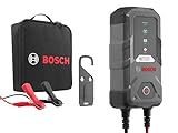 Bosch C10 Caricabatterie per auto, 12V / 3,5 A, Carica di mantenimento - Per batterie al piombo, AGM, GEL, EFB e VLRA