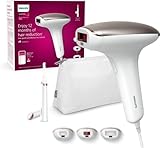 Philips Lumea IPL serie 7000 - Dispositivo di Epilazione a Luce Pulsata con Rifinitore a Penna Satin Compact, 3 Accessori per Viso, Corpo e Zona Bikini, Utilizzo con Filo (Modello BRI923/00)