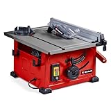 Sega circolare da banco Einhell TC-TS 8 (1200 Watt, altezza di taglio 45 mm, lama Ø 210 mm, guida angolare, battuta parallela, attacco di aspirazione nell'alloggiamento)