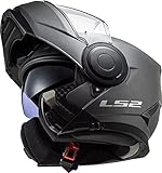 LS2, casco modulare de moto, scope titanio, xl