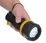 Portwest PA60YBR Torcia in Gomma a LED, Giallo/Nero