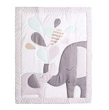 TEALP Baby Toddler Coperta Trapunta Culla Consolatore Culla Trapunte per neonati per ragazzi e ragazze Nursery Bed Throw Blanket 84x107cm-Grey Elephant…