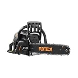 Motosega a scoppio 54cc easy start lunghezza lama46cm FUXTEC KS255 -incl. borsa da trasporto e protezione barra lunghezza barra 18 pollici potente motore 2,3 Kw a miscela di benzina