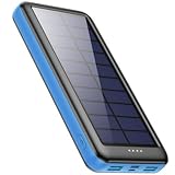Feob Power Bank Solare 26800mAh, 3 Ingresso e 2 Uscite Caricabatterie Solare Portatile Grande Capacità Caricatore Solare Batteria Esterna con USB C Entrata per iPhone 17/16/15 Pro Max Samsung ecc
