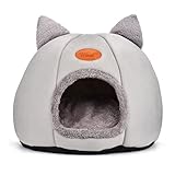 BeerMmay Cuccia per gatti con cuscino rimovibile e lavabile, per gatti e altri animali domestici