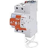 GEWISS - GWD4227R - Restart Rm - 2 Poli - Accoppiato Con Mdc - 16 A 4500A Tipo A Curva C Idn=0,03 A 230 V - 3 Moduli En 50022