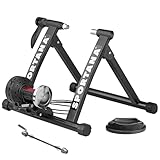 SPORTANA® Rullo Magentico per Bicicletta 150kg in Acciaio 6 Livelli Pieghevole 26-28' Allenamento a Casa Bici Indoor
