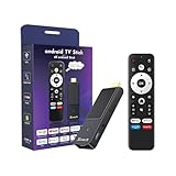 GREVA TV Stick Android 4K Ultra HD - Streaming Device, Latest Android 14.0 TV Stick Box 2 GB 16 GB HDR/AV1/2,4G/5G WiFi/BT 5.0, 3D HD Smart Box Streaming Media Player with Assistant Voice Remote