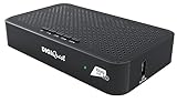 DIGIQUEST Decoder tivùsat Classic Q10 | Ricevitore satellitare HD tivùsat | Mediaplayer, Telecomando 2 in 1 e Smartcard tivùsat inclusa | HDR10/ HLG | Merlin