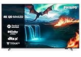 Philips 75MLED820 Mini LED 4K Smart TV - Display 75’’ con processore P5 Perfect Picture Ultra HD, Titan OS, Dolby Vision e Dolby Atmos Sound