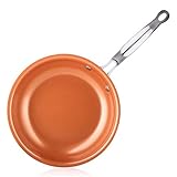 Red Copper - Padella antiaderente per frittata, 20 cm, 20 cm, per induzione, gas, elettrico e piano cottura (20 cm)