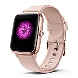 Smartwatch Donna Orologio Fitness Tracker Impermeabile 5ATM con Contapassi, Sonno Cardiofrequenzimetro, Notifiche Messaggi di Telegram e Chiamate Smart Watch Tracker Activity Sportivo per Android iOS