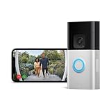 Ring Videocitofono Plus a batteria (Ultimo modello) | Battery Video Doorbell Plus | Videocitofono wireless, videocamera con video in HD a 1536p, batteria ricaricabile | Facile da installare (5 min)