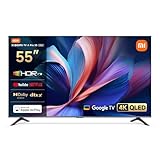 XIAOMI TV A Pro 55, 55 Inch (140 cm), 4K UHD QLED, Smart TV, Google TV, Triple Tuner DVB-C/S/S2/T/T2, HDR10+, Modalità Game Boost 120Hz, MEMC, Controllo Vocale, 2GB+8GB, Apple Airplay & Google Cast