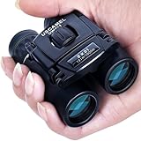 USCAMEL Binocolo Professionale Compatto, 8x21 Mini Binocolo, Alta Potenza Alta Definizione per Bird Watching, Escursionismo, Campeggio Caccia, Viaggio, Sportivi, Concerti