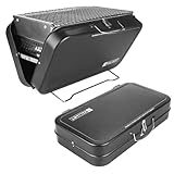Valiant - Barbecue portatile pieghevole da picnic e campeggio, colore: nero