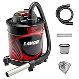 Lavor Aspiracenere ASHLEY 416 con funzione soffiante, regolazione di flusso, carrello, filtro HEPA lavabile e prefiltro polveri fini
