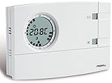 Perry 1CRCR309/S Cronotermostato Settimanale da Parete, Bianco