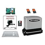 Kit Motore Per Cancello Scorrevole 600Kg 230V Attuatore Centrale Con + 2 Tx 4Ch