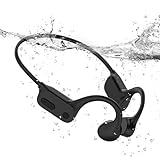 Tayogo Cuffie da Nuoto Impermeabili IPX8 a Conduzione Ossea, Cuffie Subacquee con Lettore MP3 32GB e Bluetooth 5.4, con Microfono, per Piscina, Mare, Triathlon, Corsa, Passeggiate