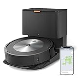 iRobot Roomba J7+ Grafite, Robot Aspirapolvere Wi-Fi, Svuotamento Automatico, Rilevamento Ostacoli, 2 Spazzole In Gomma Multi-Superficie, Programmabile con App E Assistente Vocale