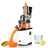 Kuvings - Estrattore di succo REVO830 - Doppio boccaglio, Sistema di taglio automatico - Bianco