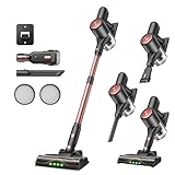 Vexilar Aspirapolvere Senza Fili Potente 45000Pa/ 45 Min, V10Pro Scopa Elettrica Senza Fili Antigroviglio,Ultraleggero,Aspirapolvere Senza Sacco per Pavimenti/Tappeti