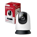 MERCUSYS MC200 Telecamera Wi-Fi Interno FHD, Videocamera Sorveglianza 360°, Visione Notturna, Audio a 2 Vie, Rilevamento di Movimento/Notifiche/Allarme, ZonaPrivacy, Supporta microSD fino a 512 GB