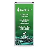 GadFull Batteria compatibile con Samsung Galaxy Alpha | 2020 Data di produzione | Corrisponde al EB-BG850BBE originale | Compatibile con Alpha G850F | batteria per il tuo smartphone