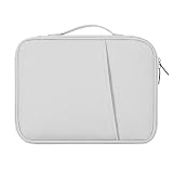 Custodia for tablet da 9-11 pollici, adatta for Apple/Huawei/Samsung/Lenovo iPad Air5 10.9, 10th Pro 11, antiurto.(White,12.4-13 inch)