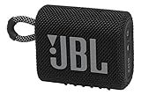JBL GO 3 Speaker Bluetooth Portatile, Cassa Altoparlante Wireless con Design Compatto, Resistente ad Acqua e Polvere IPX67, fino a 5 h di Autonomia, USB, Nero