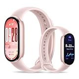 Xiaomi Smart Band 10 (Fitness Tracker), 1.72' AMOLED display, multimateriale, autonomia 21 gg, ricarica rapida, 150+ sport, monitoraggio benessere e sonno, HyperOS 2.0, resistente 5ATM, Compass, Rosa