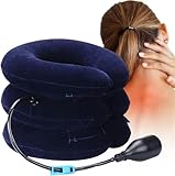 OrtoPrime Collare Cervicale Gonfiabile - Trazione Cervicale Collo Professionale - Collare per Cervicale - Cuscino Gonfiabile per Cervicale - Collare Anti Cervicale - Neck Collar