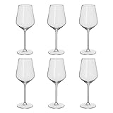 Alpina Bicchieri da vino bianco - set di 6-37cl -lavabili in lavastoviglie - trasparente