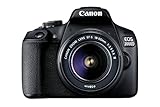 Canon EOS 2000D + Obiettivo EF-S 18-55mm III Fotocamera DSLR Facile da Usare con Obiettivo Versatile, Ideale per Ritratti e paesaggi