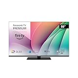 Panasonic Premium TV-50W80AEZ, Serie W80 50 pollici Smart QLED 4K Ultra HD, Fire OS, Dolby Vision e Atmos, Modalità Game Plus, Controllo Vocale Alexa, Airplay, 2024, Nero