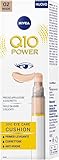 NIVEA Q10 POWER 3in1 Eye Care Cushion 02 Nude 4 ml, Crema contorno occhi colorata e idratante, Primer occhi anti-età con Coenzima Q10, Correttore occhiaie levigante